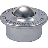 L15A-K Omnitrack Ball Transfer Unit with Stainless Steel Balls & Fixing Clip