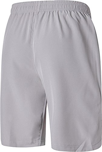 Mens Shorts - Quick Dry Stretchable Athletic Shorts for Running, Training, Workout â€“ Swim Trunks for Watersports Swimming (M, BEIGE)
