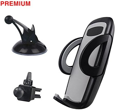 igadgea Car Phone Holder 2-in-1 Air Vent Dashboard Cell Phone Holder for Car Universal Car Mount One Hand Operation for Smartphone Car Holder iPhone X 8 8 Plus 7 Plus 6s Plus 6s 5s 5c and GPS Holder