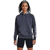 Under Armour Womens Rival Fleece Blocked Hoodie Apparel - Ultra-Soft with Extra Warmth