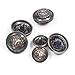 11 Pieces Metal Blazer Button Set - 3D Lion Head - for Blazer, Suits, Sport Coat, Uniform, Jacket