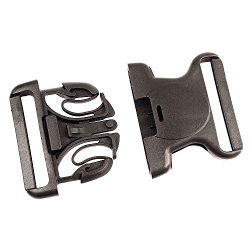 LytHarvest Replacement Buckle System for 2-1/4in Duty Belt, Triple Lock,2-Pack, Black - Thumbnail 6