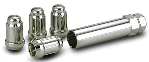 Click Here to See More Images (4) 12x1.5 Chrome Closed Spline Locking Lug Nuts/Wheel Locks M12x1.5 + Spline Key