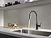 Delta Faucet Trinsic VoiceIQ Touchless Kitchen Faucets with Pull Down Sprayer, Smart Faucet, Alexa and Google Assistant Voice Activated, Kitchen Sink Faucet, Matte Black 9159TV-BL-DST