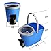 Masthome Mop and Bucket Set with Foot Pedal Microfiber Spin Mop for Floor Cleaning,3 Microfiber Mop Refills & 1 Floor Brush Head.
