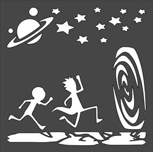 Amazon.com: Custom Stencil Galaxy Stars Planet 5.5 x 5.5