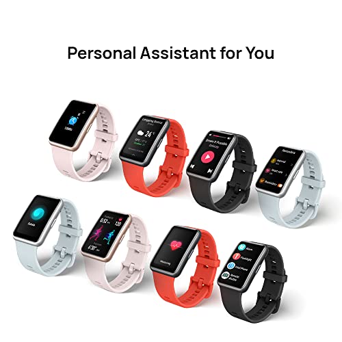 HUAWEI Watch Fit New Smartwatch, Vivid AMOLED Display, 97 Workout  Modes, 24/7 Heart Rate Monitoring, 10-