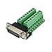 Twinkle Bay D-SUB DB15 Male 15 pin to Terminal Breakout Board Connector with Screws