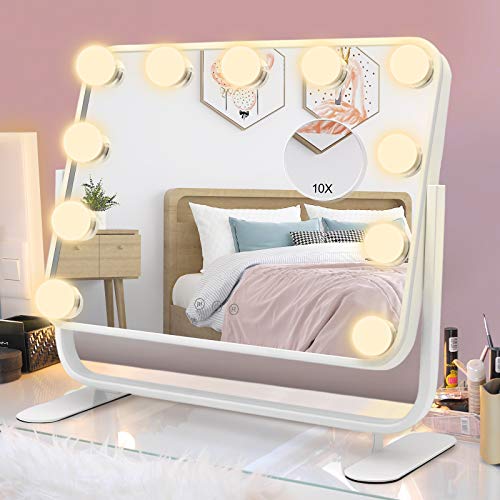 Vanity Mirror with 11 LED Lights Hollywood Lighted Makeup Mirror, 3