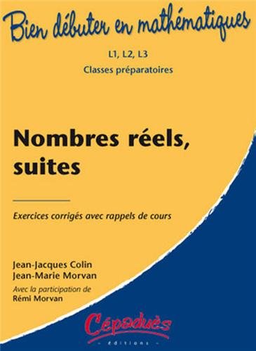 Nombres réels, suites