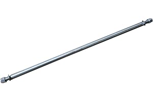 BUHNSS Axle 1" Diameter 36" Steel Axle Rod With 1" to 3/4" Step-Down & 3/4-16 Fine Thread 1/4" Keyway For ATV Go-Karts Quads Dune Buggies