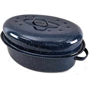 Granite Ware F0559-2 Large Covered Oval Roasting Pan, 18