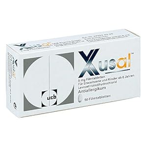Xusal 5 mg Filmtabletten Antiallergikum, 50 St. Tabletten