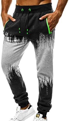 XLnuln Slim Fit Mens Cotton Jogging Pants Low Crotch Drawstring Baggy Sweatpants Hip Hop Trousers Sport Jogging Fitness Pant