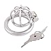TERNENCE Metal Male Chastity Device Small 304 Steel Stainless Comfortable Cock Cage Adult Game Sex Toy D250 (1.97 inch / 50mm) Silver Grey