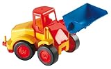 Wader Quality Toys Basics Excavator Vehicle, Red/Yellow/Blue