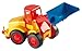 Wader Quality Toys Basics Excavator Vehicle, Red/Yellow/Blue