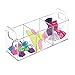 mDesign Cosmetic Organizer Tote for Vanity Cabinet to Hold Makeup, Beauty Products - Medium, Clear