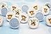 Boy Monkey Baby Shower Stickers for Hershey Kisses (Set of 324)