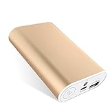 Yoobao® S3 6000mAh Ultra Slim Portable Charger External Battery Pack Power Bank with LED Flashlight for Android Device, Apple iPhone 6 plus,5 5s 5c,4,4s / Samsung Galaxy S5,S4,S3 Note 4, Note 3 / Blackberry Passport /iPad Air 2 and More(Gold)