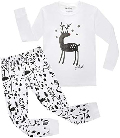 Christmas Pajamas Set Santa Claus Cotton Pajamas for Boys Girls Kids Pjs Toddler Sleepwear
