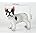 LIANGRAN Creative Nordique Résine Chien Bouledogue ...