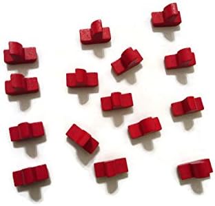 YorksGamePieces Red Ships Expansion Replacement Player Pieces