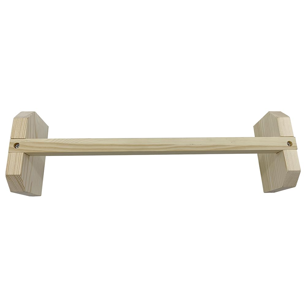 POPETPOP Chicken Perch for Hens, Parrot, Macaw - Wooden Swing Bird Perch Stand - Beige