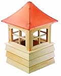 Good Directions 2126G Wood Guilford Window Cupola with Pagoda Style Copper Roof and Shiplap Base, 26-Inch Square 41-Inch High (Discontinued)
