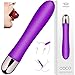 Waterproof Rechargeable g-spot Vibrator for Women - Ultra Soft Bendable Silicone Adult Dildo Sex Toys - Offers Unique Vibration Patterns Massage for Clitoris Vagina