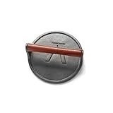 Outset Q112 Round Grill Press, Cast Iron (Lawn &amp; Patio)