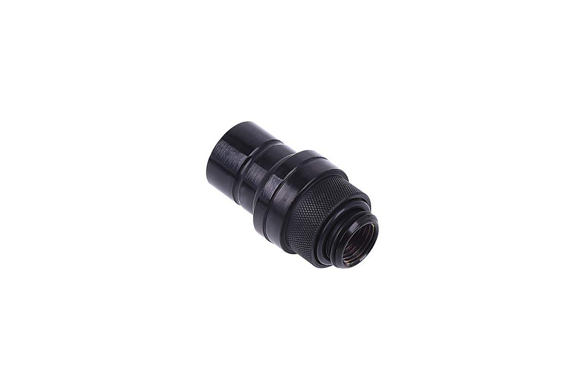Alphacool Raccord autobloquant Eiszapfen Quick Release Mâle G1/4 (Noir), Black