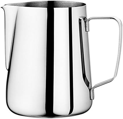 Milk Pitcher Creamer BEMINH Stainless Steel Coffee Milk Frothing Pitcher Cup With Dripless Pouring Spout - Perfect for Espresso Machine,Cappuccino Hot Milk Frother and Latte Maker Jug (20 Ounce/600ML)