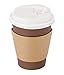 bilubah 140 Pack - 12 Oz Disposable Hot Paper Coffee Cups with Lids, Sleeves and Stirring Straws - Complete Supply for Offices, Restaurants, Coffee Shops, Parties, Home and All the People on the Go
