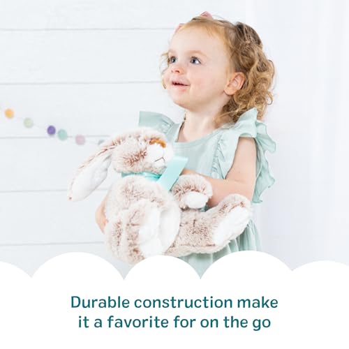 Melissa & Doug Burrow Bunny Stuffed Animal Plushie with Big Feet, Floppy Ears & Fluffy Tail, Adorable Pretend Play Toddler Toys for Girls & Boys 3+