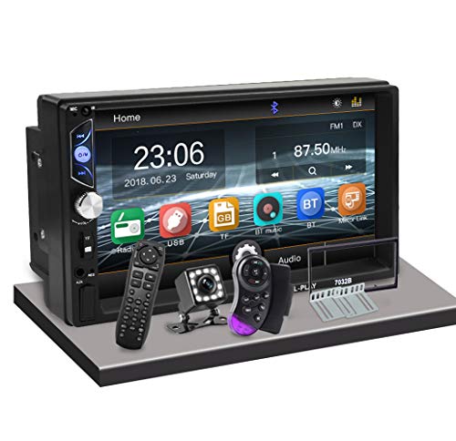 CarThree Double Din Car Stereo 7" Touch Mirror Link Auto Audio Player for subwoofer MP5 Player Autoradio Bluetooth Rear View Camera Tape Recorder