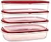 Rubbermaid SYNCHKG096961 644766082353 Easy Find Lid Food Storage Container, BPA-Free Plastic, 1-1/2 Gal (4-Pack), Clear