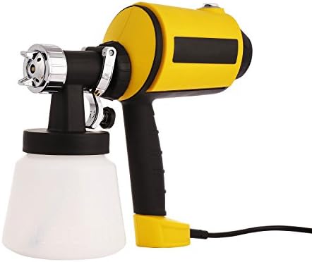 Flagup 400 Watt HVLP Spray Gun Paint Sprayer, Three Spray Patterns | Three Copper Nozzle | 800ml Detachable Container | 2M Power Cable