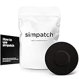 SIMPATCH Adhesive Patch for Freestyle Libre (Over Patch) - Pack of 25 - Multiple Colors Available (Black)