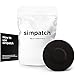 SIMPATCH - Freestyle Libre, Enlite, Guardian Adhesive Patches, Small (25-Pack) - Waterproof Adhesive, CGM Tape - Multiple Color Options (Black)