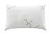 Alveo Premium Quality Shredded Memory Foam Pillow with a Removable Washable Soft Zip Bamboo Fiber Cover - Assorted Sizes and Luxury Design