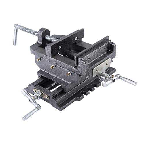 Pgige Cross Slide Vice, Compact Bench Clamp 2Axles Cross Working Table