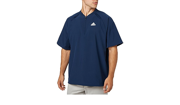 adidas men's triple stripe pullover jacket