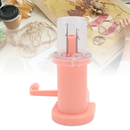 Cord Knitting Machine, Quick Knitting Mini Sewing Mill Machine Easy Weaver Knitting Tool Hand Knitting Machine Hand Spool Knitter with 16.4ft Styling Strip for Sweaters Bracelet