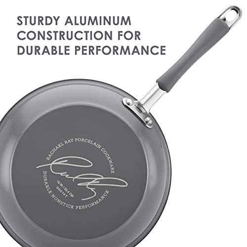 Rachael Ray Cucina Nonstick Saute/All Purpose Pan with Lid, 12 Inch