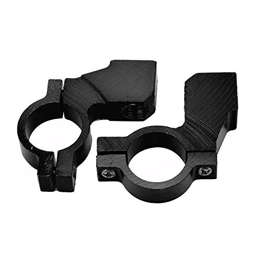 USHOT Bicycle Accessories, 2× Aluminum Bike Mirror MTB Bicycle Adjustable Rearview Handlebar End Rear Back