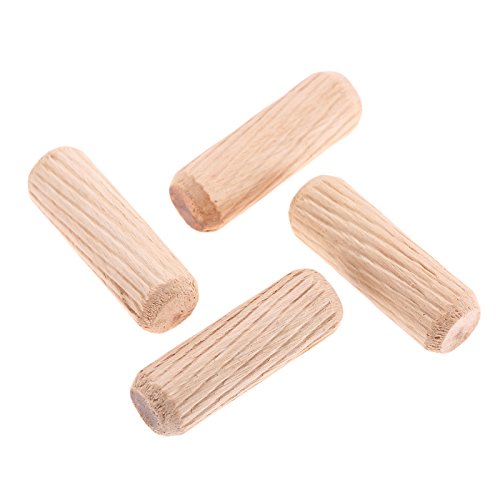 50pcs Woodworking Hardwood Round Dowel Pins Wooden Craft Rods Furniture Fitting Tools 10x30mm(DxL)/0.39"x1.18"
