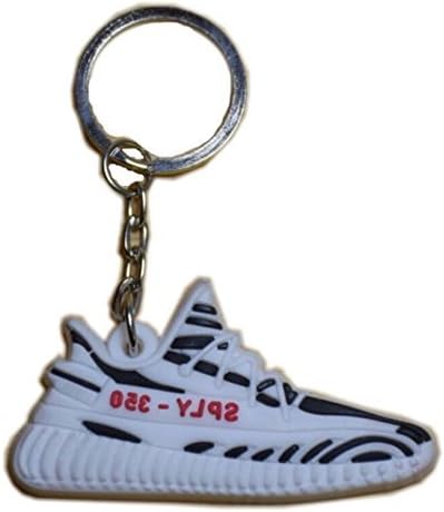 2017 NEW Adidas Zebra SPLY Yeezy 350 750 Boost Keychain Sneaker Key Tag Shoe from Tech-EE