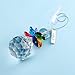 H&D Crystal Ball Pendant Chandelier Prism Hanging Suncatcher (Multi-Color)