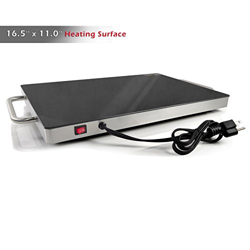 NutriChef Electric Warming Tray, Food Warmer, Hot Plate, Perfect For